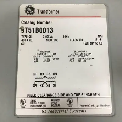 USED GENERAL ELECTRIC 9T51B0013