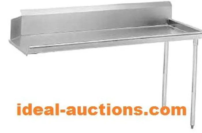 CLEAN DISH TABLING - STAINLESS STEEL - 7 SIZES TO CHOOSE FROM