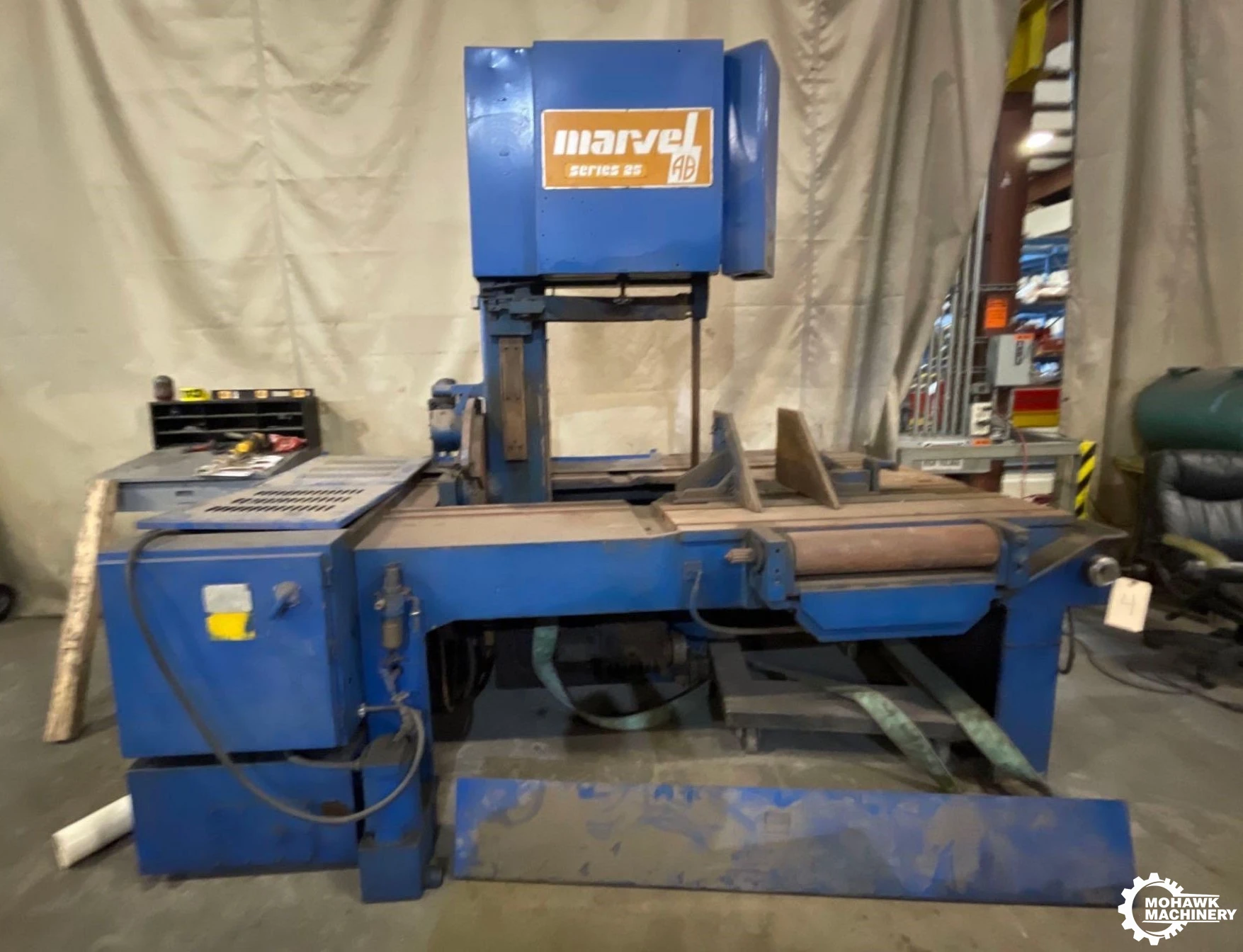 25" x 28" MARVEL "SERIES 25/MI" HIGH-SPEED HEAVY-DUTY TILTING-HEAD VERTICAL BANDSAW w/HYDRAULIC ASSIST COLUMN TILT