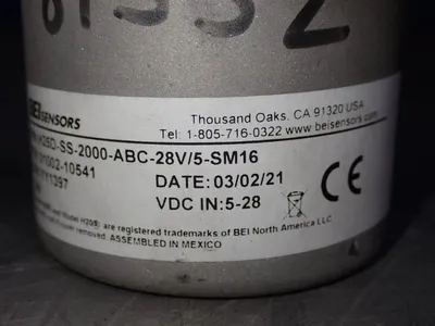 Used 2021 BEI SENSORS H25DSS2000ABC28V/5/SM16 Encoders Ohio US | HGR 24 #754716