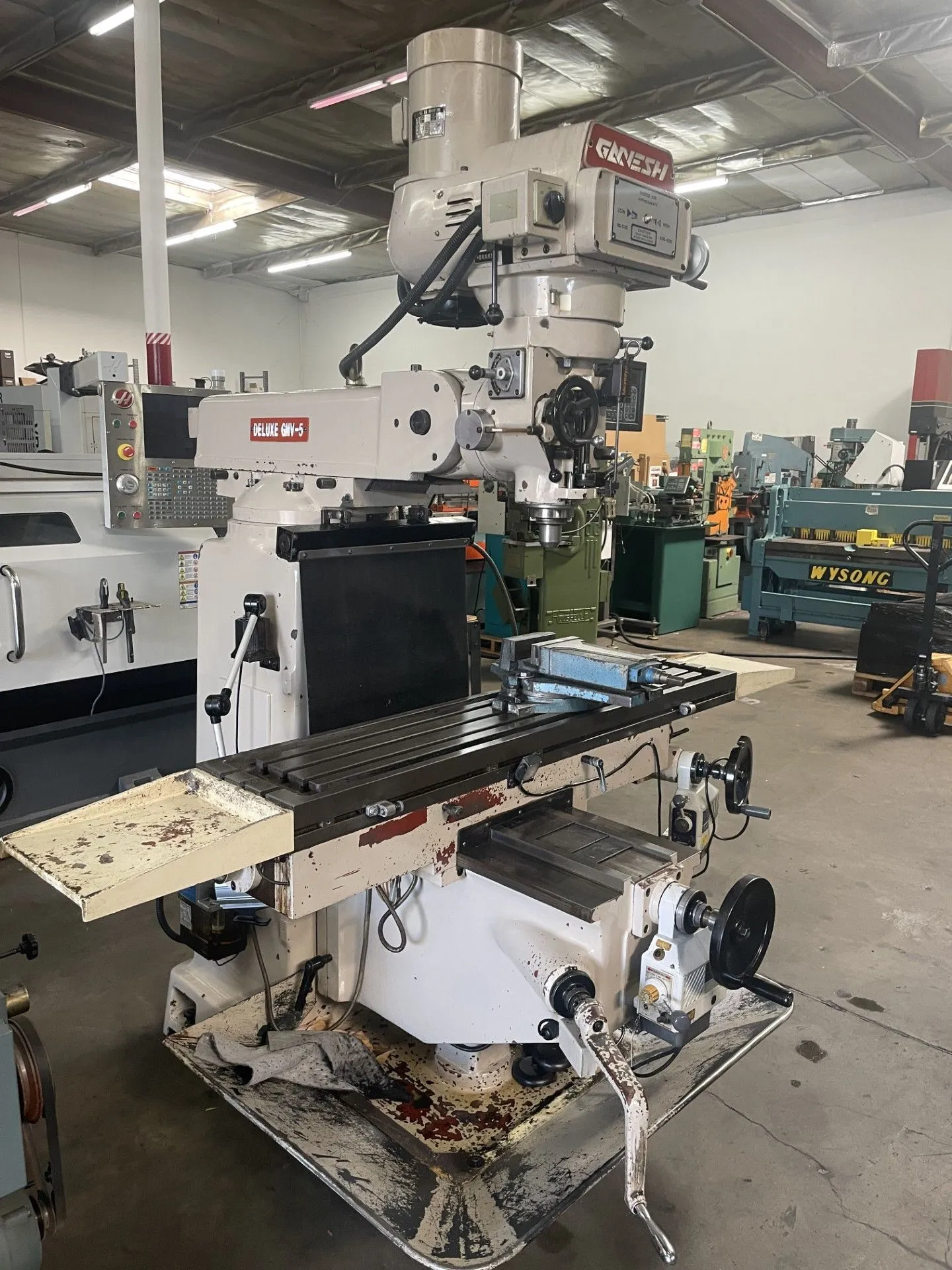 Used GANESH GMV5 DELUXE Vertical Mills California US | Wheeler Machinery Sales #1509535