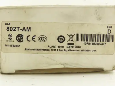 Allen Bradley 802T-AM Oiltight Limit Switch Enclosure Lever Type Operator Head