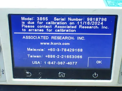 USED ASSOCIATED RESEARCH 3865