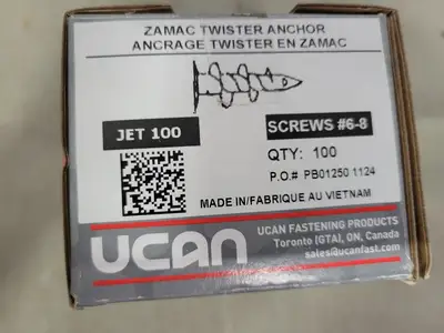 NEW UCAN FASTENER JET100