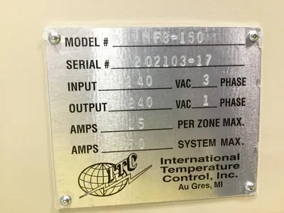New | in-Stock IDEAL MACHINERY IM-MF8-150-A1ST Injection Molding Parts | Ideal Machinery #664377
