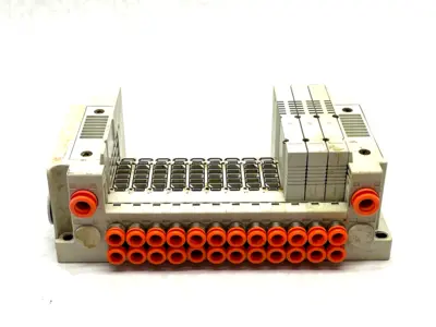 SS5Y3-10S60-12F-N7 | SMC  Pneumatic Manifold for Serial Transmission - Used