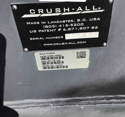 Crush All CR75R Excavator Crusher Bucket