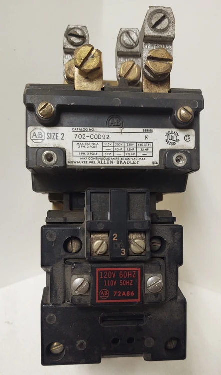 Used Allen-Bradley 702-COD92 Motor Control Parts Kentucky US | Edwards Industrial Repair #974212