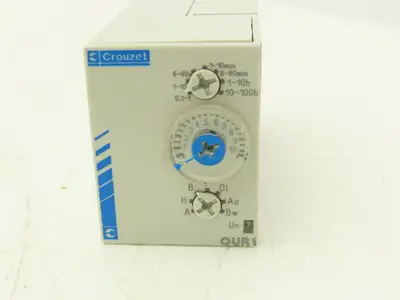 Crouzet OUR1 Timer Relay 0.1 Sec-100 Hour