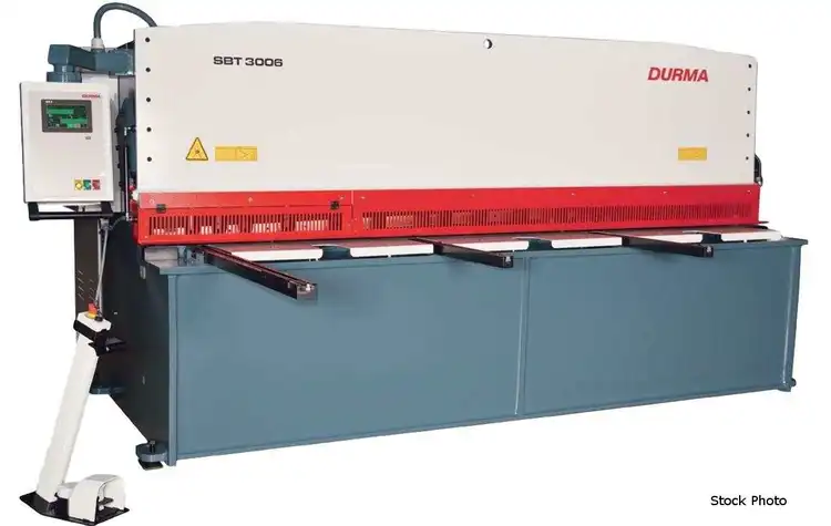 New | Build-to-Order DURMA SBT 3006 Power Squaring Shears (Inch) Minnesota US | SOMINN MACHINERY SALES #351381