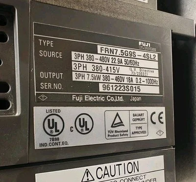 USED FUJI FUJI FRENIC 5000G9S FRN7.5G9S-4SL2