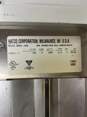 Used Hatco Used Hatco GR2A-42D 42" Glo-Ray Double Infrared Strip Warmer with Remote Controls - 120V Heat Lamps (Food) Illinois US | Falcon Restaurant Supply #1376167