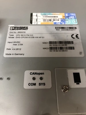USED Phoenix Contact CPC 5015 PM CO