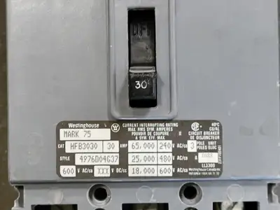 Used WESTINGHOUSE HFB3030 Switchgears British Columbia CA | Lenmark #242552