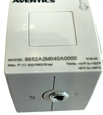 NEW AVENTICS 8652A2M040A0000 SHUT OFF ISOLATION VALVE