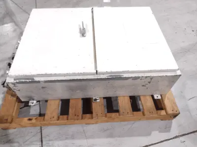 Used Hoffman Continuous Hinge 2-Door with Handle Electrical Boxes Michigan US | Maverick Industrial Sales #1410747