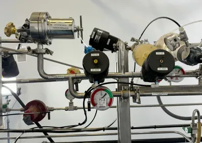 Alfa-Laval BTPX 205 SGD-34 CDP-60 clarifier centrifuge skid, 316L SS.