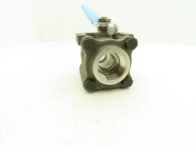 Jamesbury 4A 3600 1-1/2" Ball Valve PTFE Seat CF8M 1200psi 3-Piece