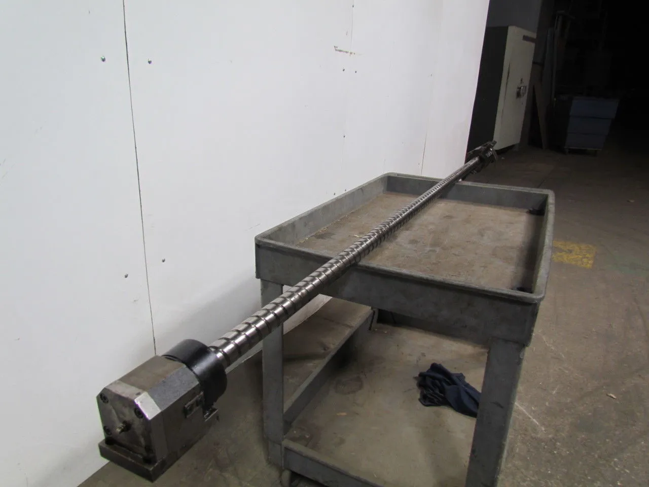 AMADA 50 Ton Turret Press Ball Screw & Nut W/Pulley and End Bearings 76" Travel