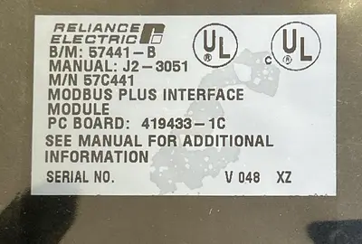 New | in-Stock RELIANCE ELECTRIC 57C441 Industrial Controls | Surplus Asset Holdings #1220227