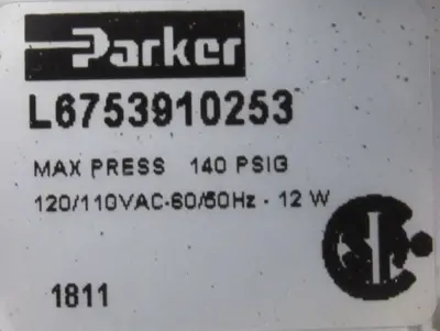 NEW PARKER L6753910253 SOLENOID AIR CONTROL VALVE