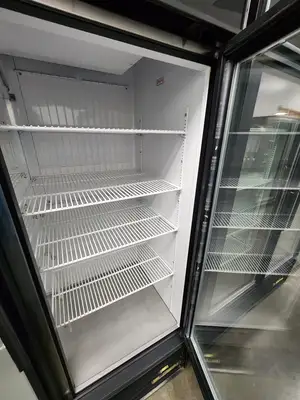 Used True 2014 True GDM-49F Glass 2-Door Reach-In Merchandising Freezer Display Freezers Illinois US | Falcon Restaurant Supply #1374903