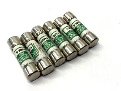 USED COOPER BUSSMANN FUSETRON TIME-DELAY MIDGET FUSE 250V 5A LOT OF 6