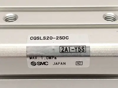 CQSLS20-25DC | SMC  Anti-Lateral Compact Cylinder 20mm Bore 25mm Stroke - New Other