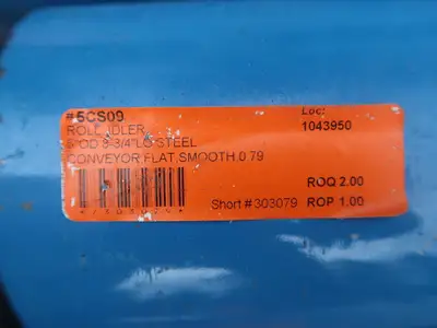 5" OD 8-3/4 " LG Conveyor Idler Roller