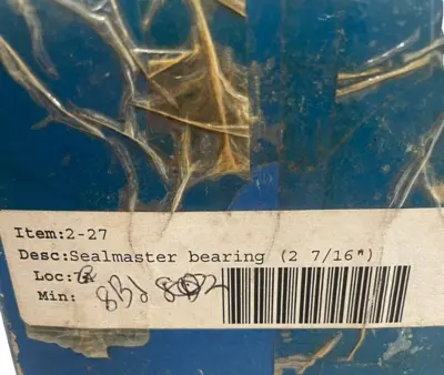 NEW SEALMASTER 2-27 BEARING 2 7/16" 227