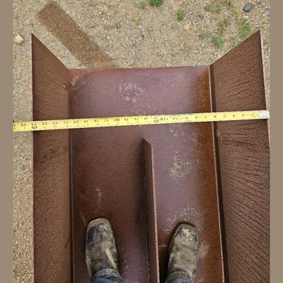 24in Wide x 22ft Long 4-Way Distribution Sluice