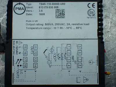 Used PMA TB4511000000U00 Temperature Controls Ohio US | HGR 24 #802904