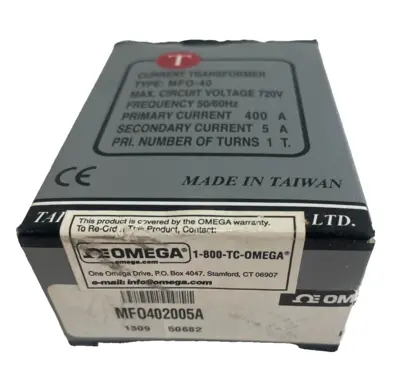 NEW OMEGA MF0402005A CURRENT TRANSFORMER MFO-40