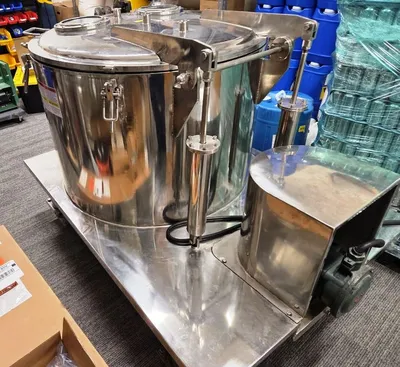ZCP PPTD-135 hemp/ethanol extraction centrifuge, 316SS.