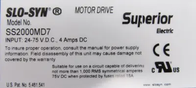 NEW SUPERIOR SS2000MD7 STEPPER DRIVE