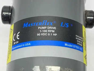 USED MASTERFLEX PUMP DRIVE 1-100RPM 90VDC 0.1HP