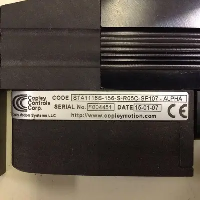 USED COPLEY CONTROLS STA1116S-156-S-R05C-SP107-ALPHA