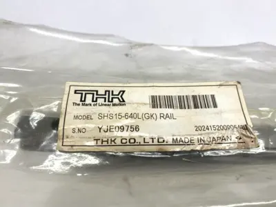 NEW THK LINEAR GUIDE RAIL 15MM WIDTH 640MM LENGTH