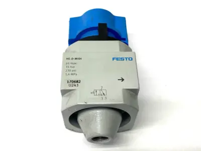 Used Festo Manual On/Off Valve 230PSI 170682 Pump & Valve Parts Michigan US | Maverick Industrial Sales #1398086