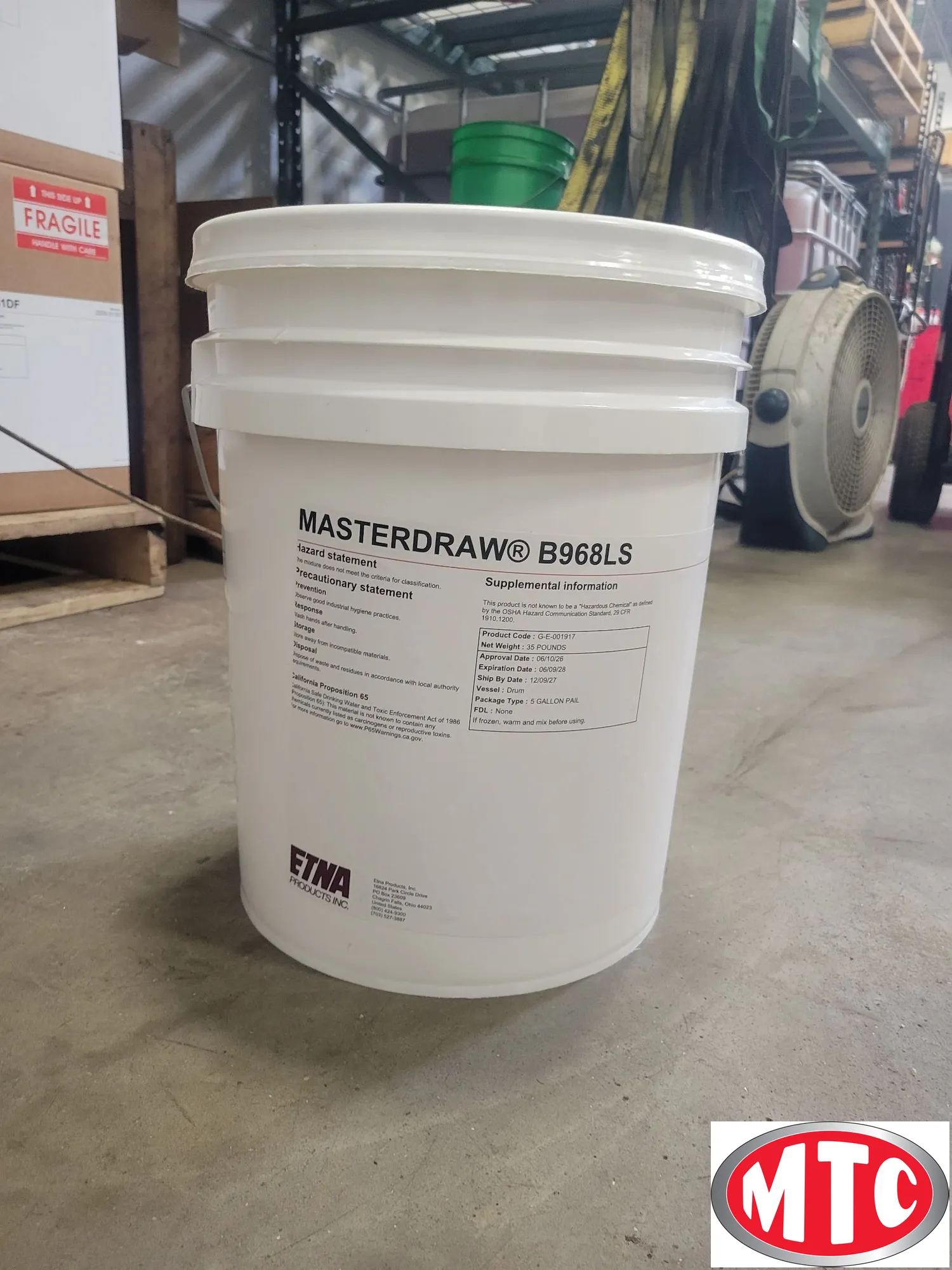 2026 Etna Products Masterdraw B968LS, MQL, Mist or Minimum Quantity Lubricaant