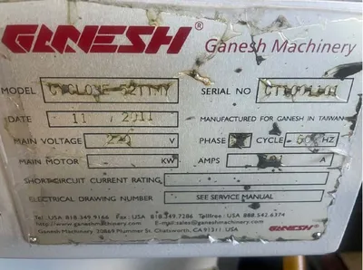 2011 GANESH CYCLONE-52TTMY 5-Axis or More CNC Lathes | 520 Machinery Sales LLC (4)
