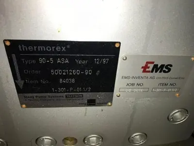 Thermorex Type 90-5 Transfer Feed Pump (NEW)