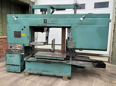 Used 1998 W.F. WELLS B-25-2 Horizontal Band Saws Illinois US | Myers Technology Co., LLC #11884