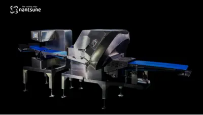 Nantsune Model NTDPD-340 Zeus Dual 3D Pack Fixed Weight Meat Slicer