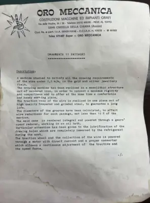 OROMECCANICA 11 PASS WIRE DRAWING MACHINE Wire Drawing Machines | International Rolling Mills (4)