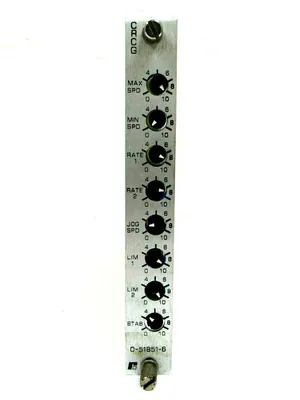 USED RELIANCE ELECTRIC 0-51851-6 REGULATOR BOARD 0518516