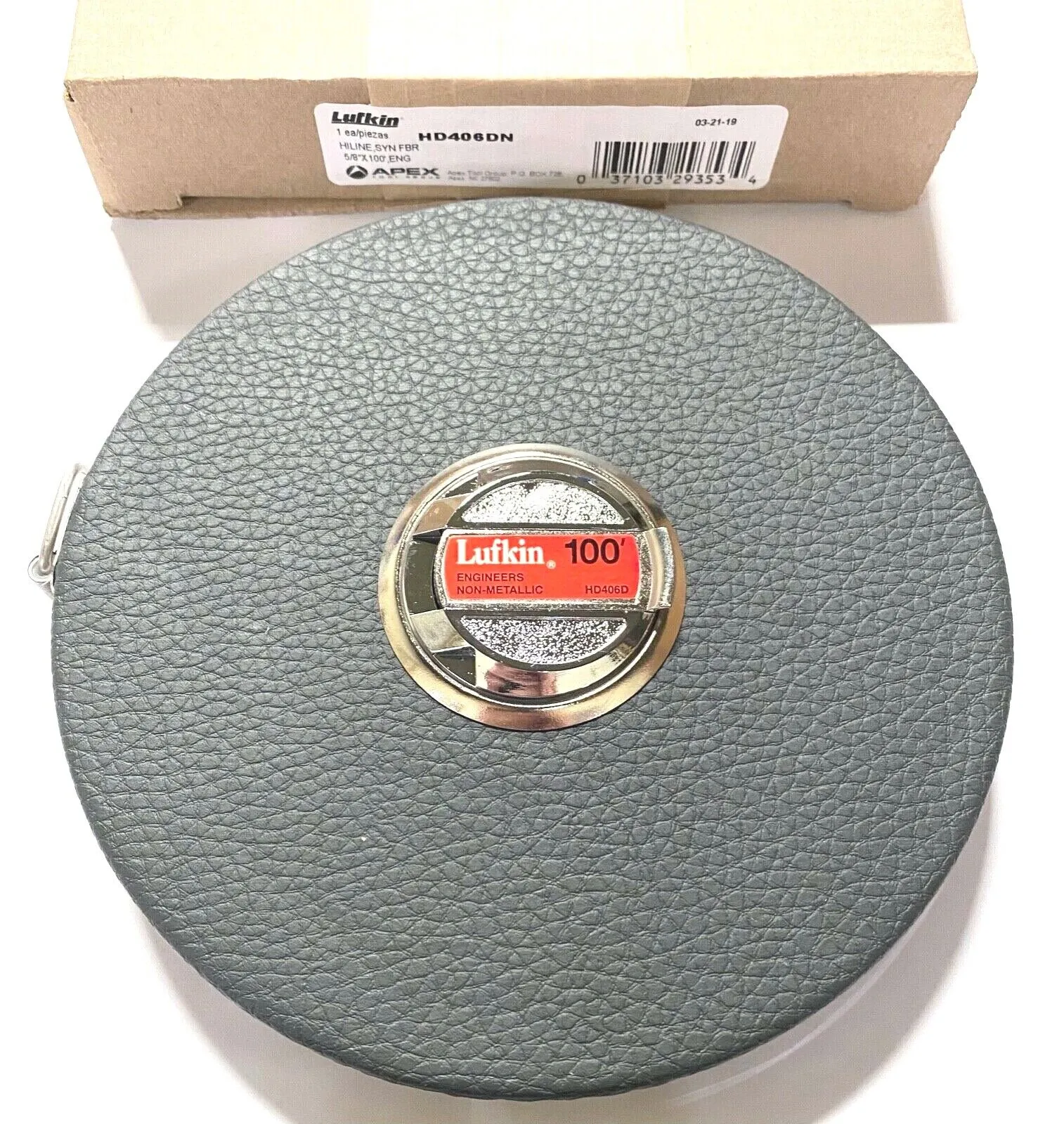 Lufkin 5/8" x 100ft Heavy Duty Hi-Line Engineer's Tape Measure HD406DN