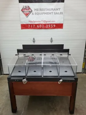 Self Serve (8) Bins Bakery Display Merchandiser