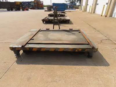 Industrial Press Die Changing Cart 72"x 98" Heavy Duty Steel Die Cart 8" Jacks
