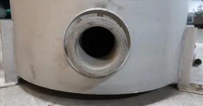 SPC8694  Tank 350 gallon vertical tank, Stainless Steel, flat